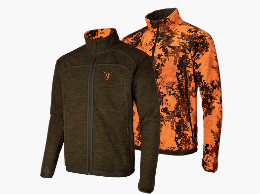 Pirscher Gear Giacca in pile reversibile (blaze/marrone)