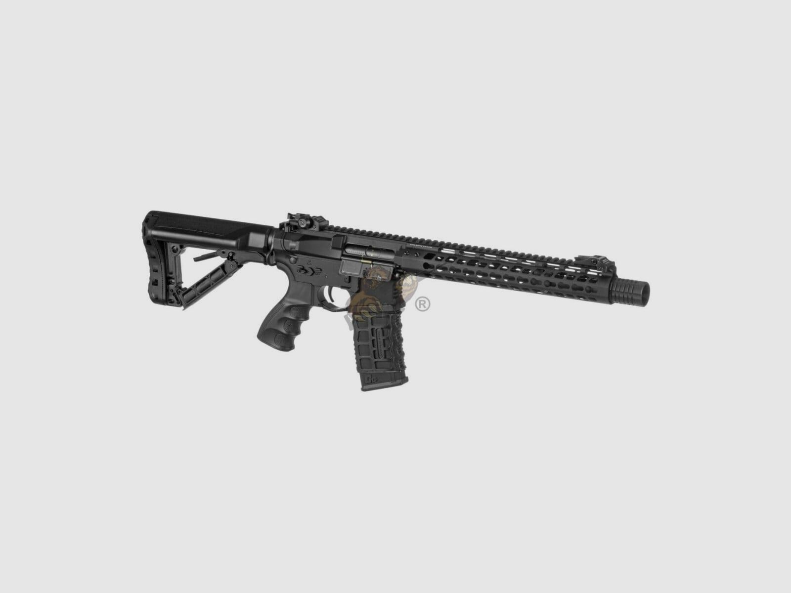 G&G GC16 Wild Hog 12" con ETU en negro Airsoft S-AEG libre a partir de 18, imagen 4 de 6