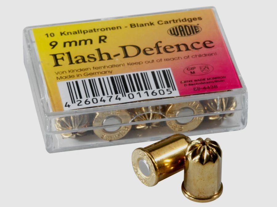 Wadie Knallpatronen 9 mm R Flash-Defence