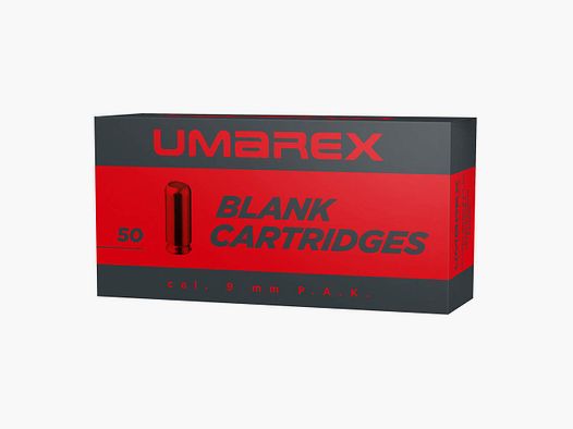 Umarex 9 mm P.A.K. knalpatronen - 50 stuks.
