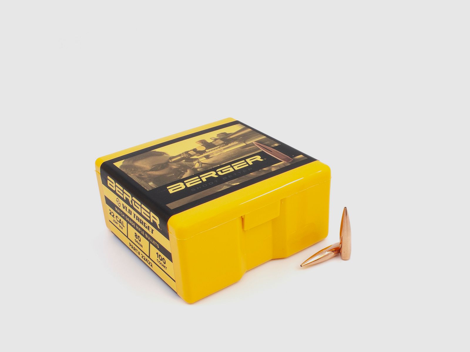 Berger Geschoss .22 VLD Target 80GR 1000 Stück