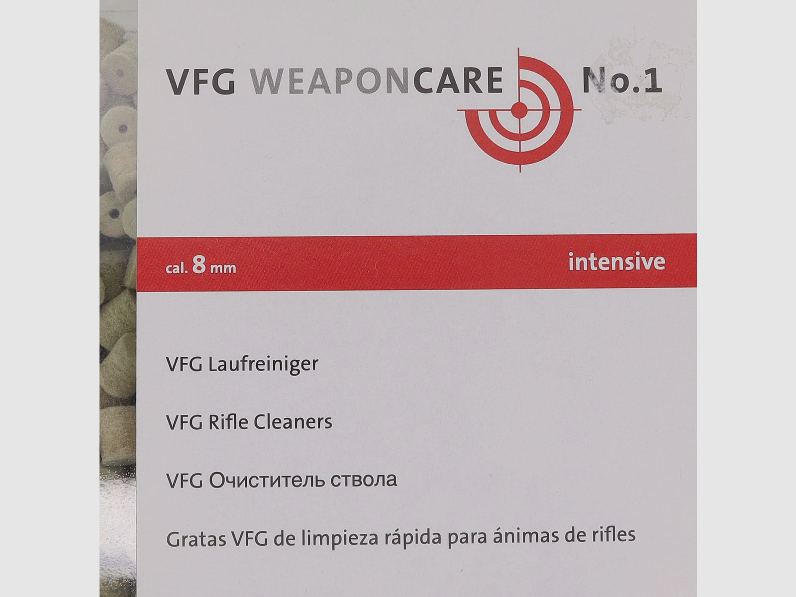VFG Laufreiniger ''Intensive'' - 8mm (500stk.)