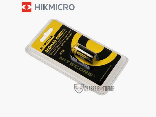 Oplaadbare batterij HIKMICRO RCR123A NiteCore voor Thunder