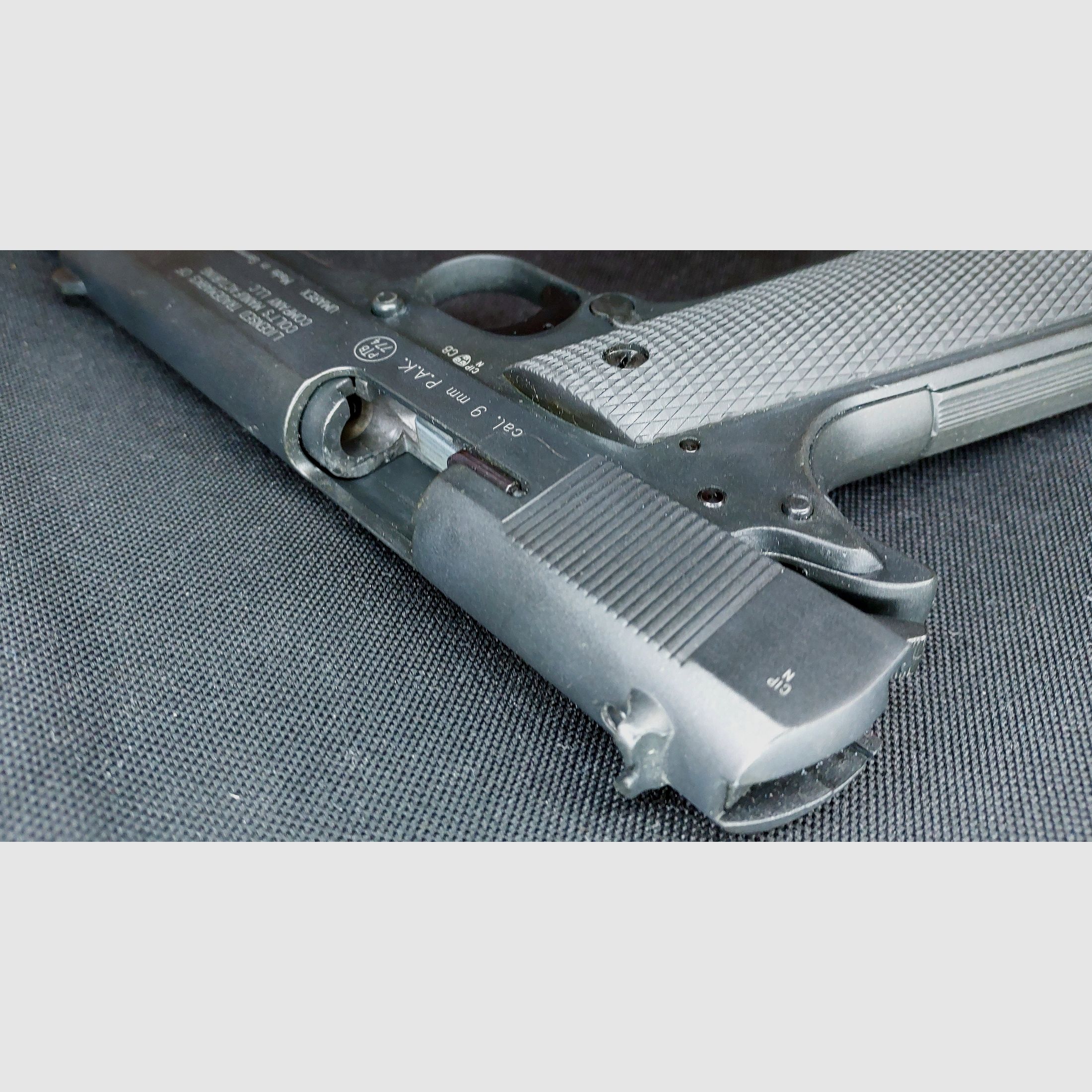 Colt Government 1911 A1 Schreckschuss Pistole 9mm P.A.K. (PTB 774)