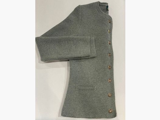 Gilet classique pour femme en laine mérinos vert sauge