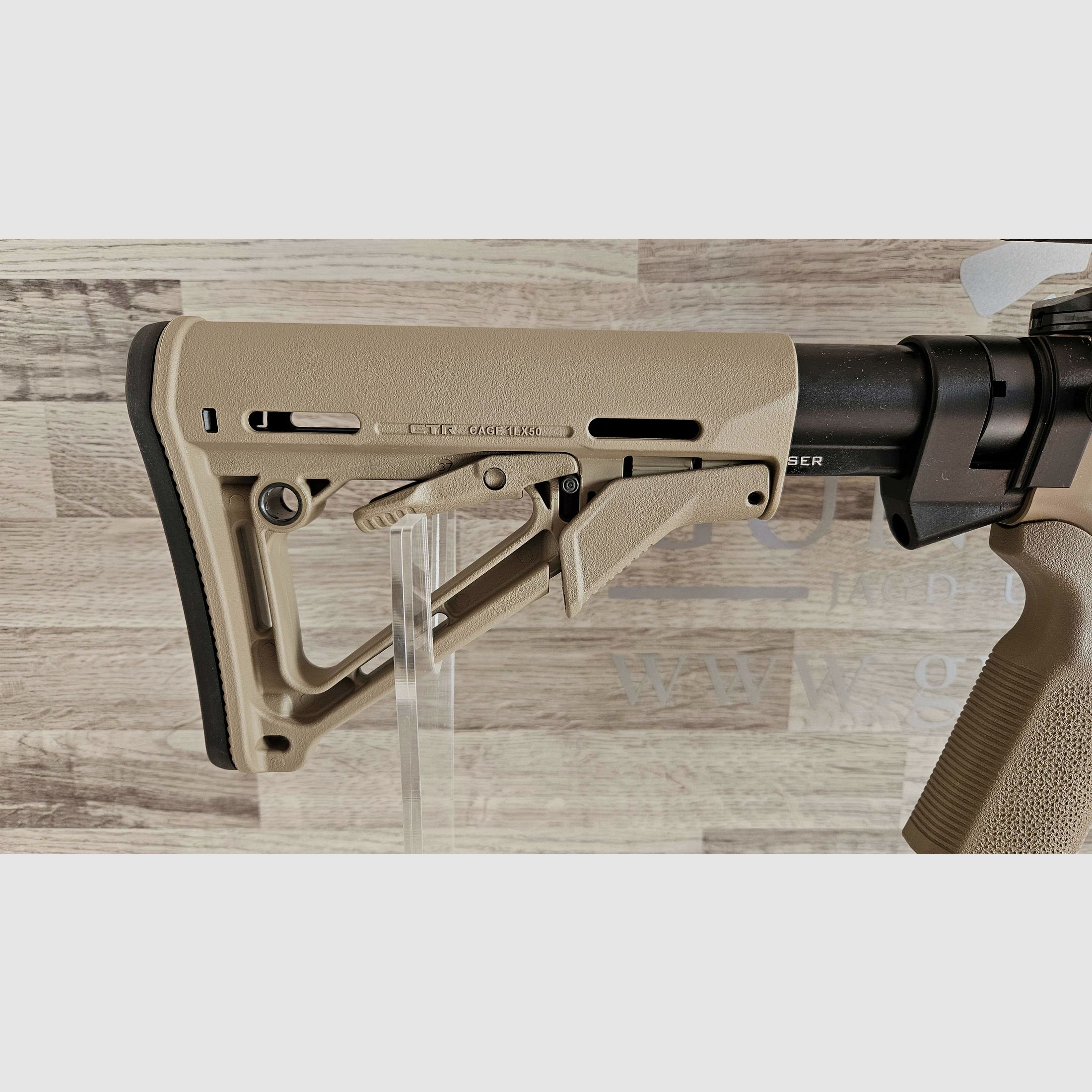 Schmeisser AR15 M4FL 14,5" FDE MAGPUL Kal. .223Rem - Compleetset - verzendkostenvrij - Nieuwe producten van de vakhandel
