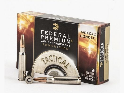 Federal Tactical Bonded Law Enforcement .308 Win. 165GR BSP 20 cartridges