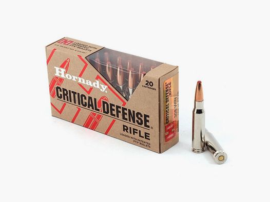 308 Winchester Hornady CRITICAL DEFENSE® 155 gr FTX® VE20