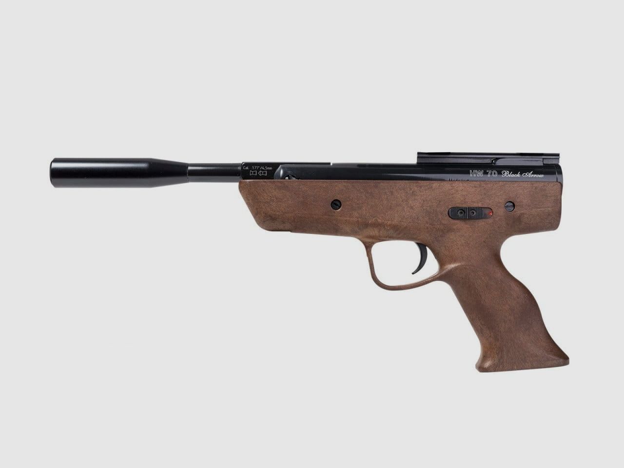 Weihrauch HW 70 Black Arrow luchtpistool kal. 4,5 mm diabolos