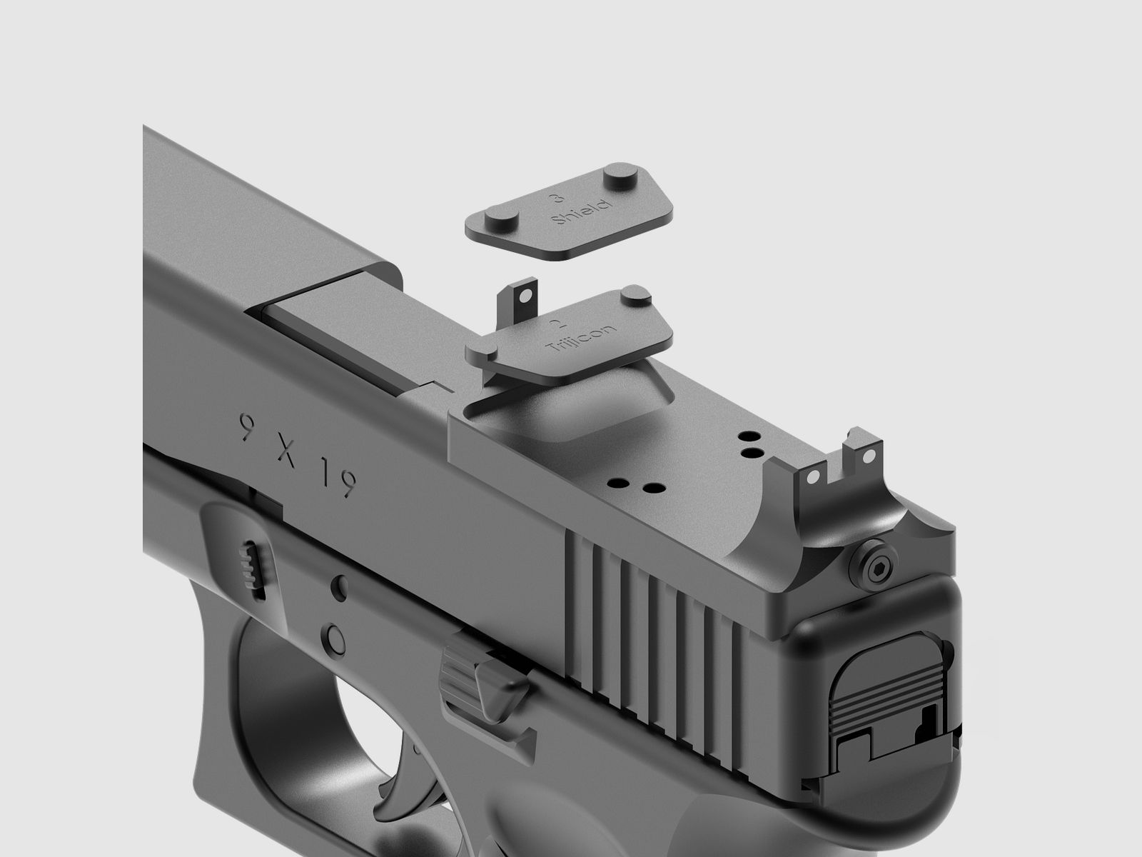 MAKnetic Magnetmontage für Kurzwaffen