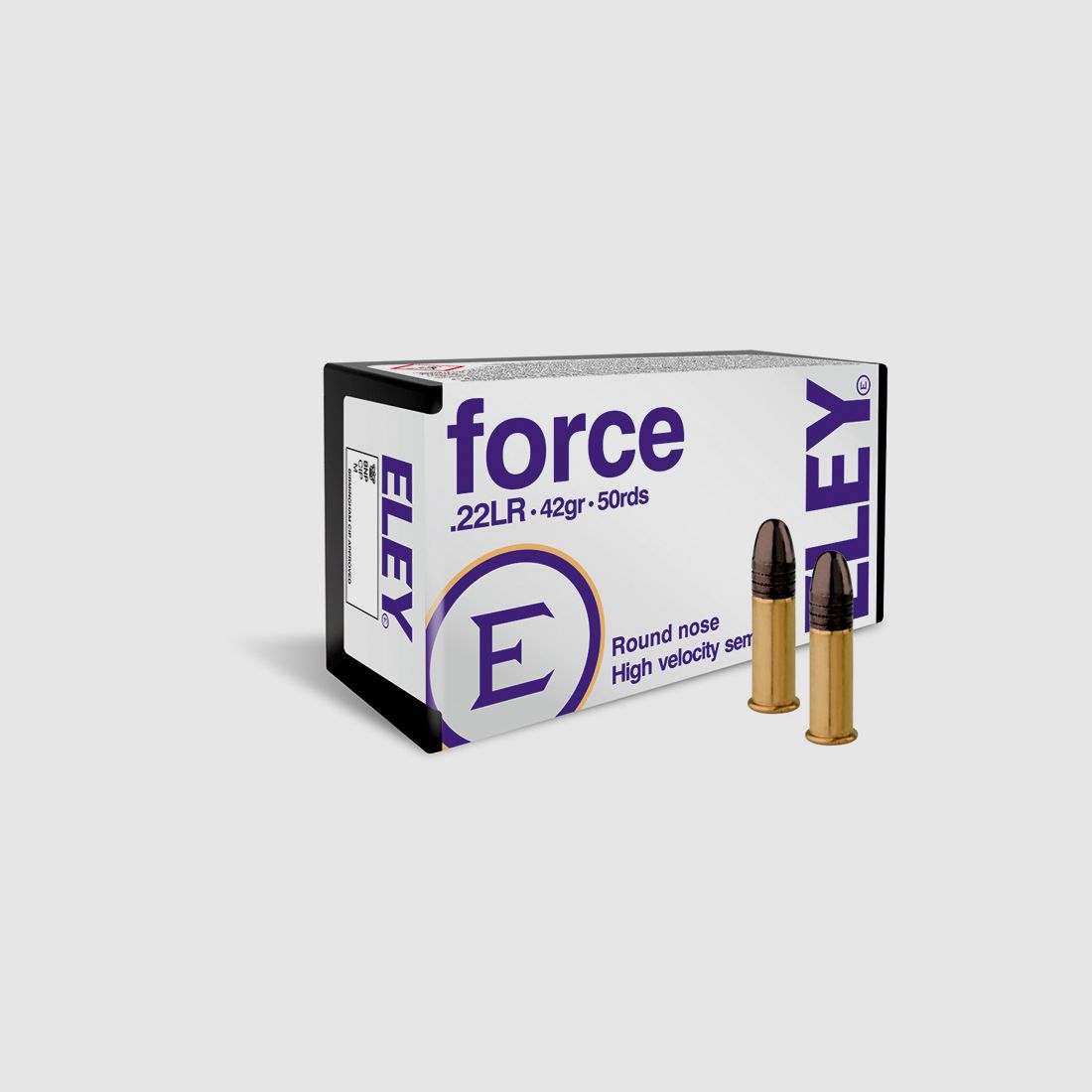 ELEY FORCE KK/HV-PATRONEN - .22LR - 42GRS.- 50 SCHUSS, Bild 1 von 2