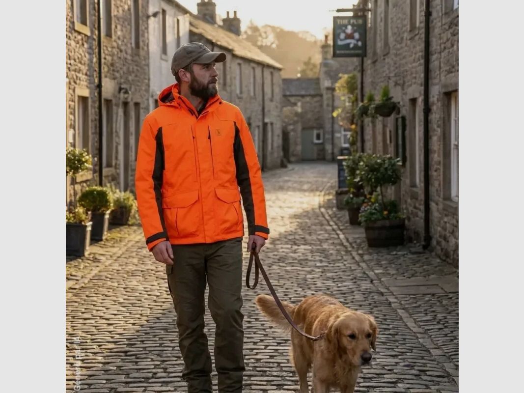 Deerhunter Recon Dura-Tex orange jacket with membrane, image 14 of 19