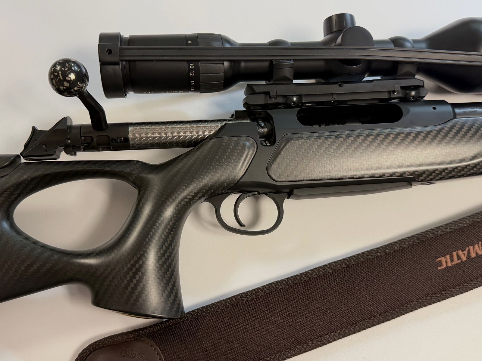 Sauer 404 Synchro XTC (Carbon) .308 + Dentler mount + Steiner Ranger 6 3-18 x 56 + handmade stone chamber grip ball