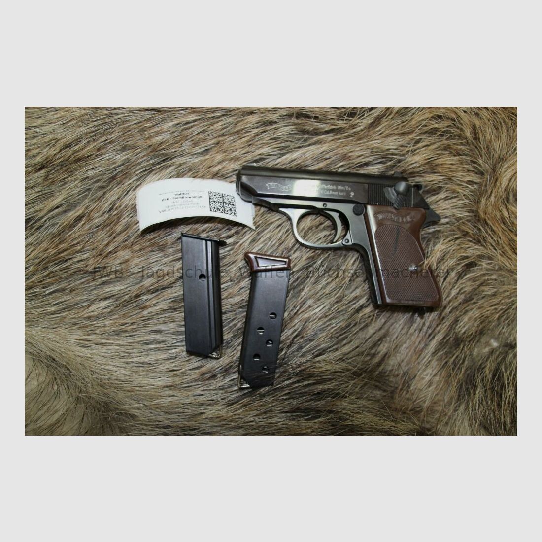 Walther PPK im Original-Karton mit 2 Magazinen 9mmBrowningK