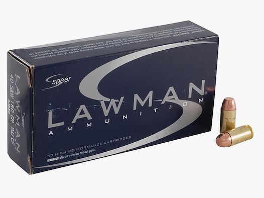 Speer Lawman CleanFire .40 S&W 180GR TMJ FN 50 patronen