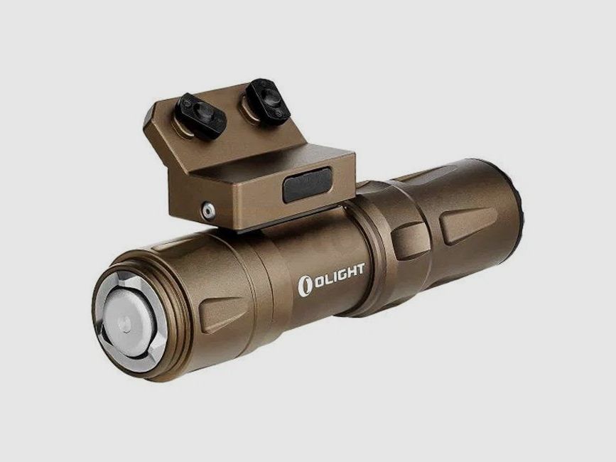 Olight Odin Mini Tactical Flashlight & M-Lok Mount & Tail Switch - Tan, image 1 of 6