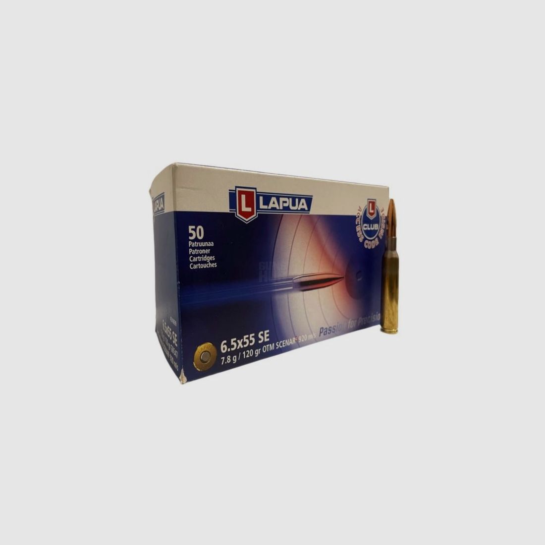 Lapua 6,5x55 SE Scenar Munition 7,8 g/120 gr 920 m