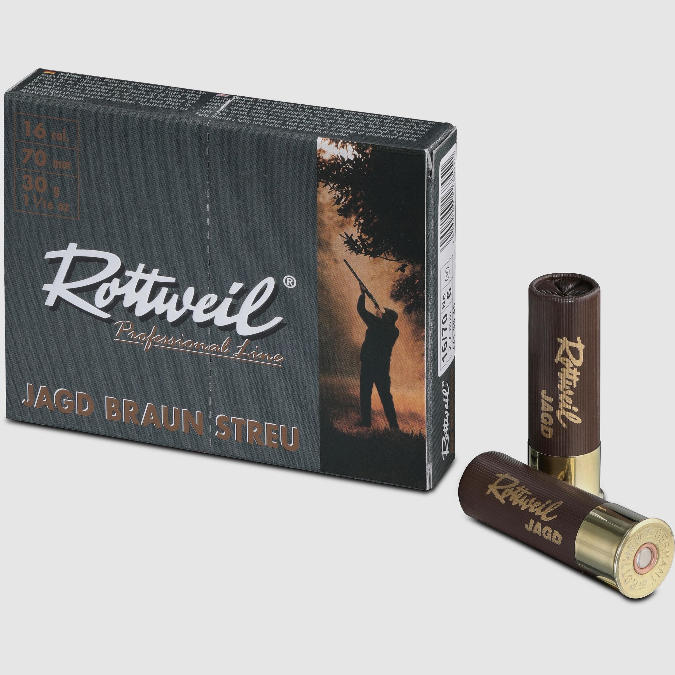ROTTWEIL Jagd 16/70 3,0mm Plastik,10er Packung