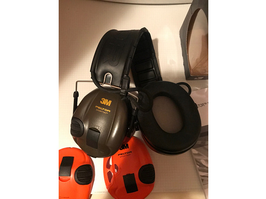 Gehörschutz elektronisch PELTOR SPORTTAC orange/grün