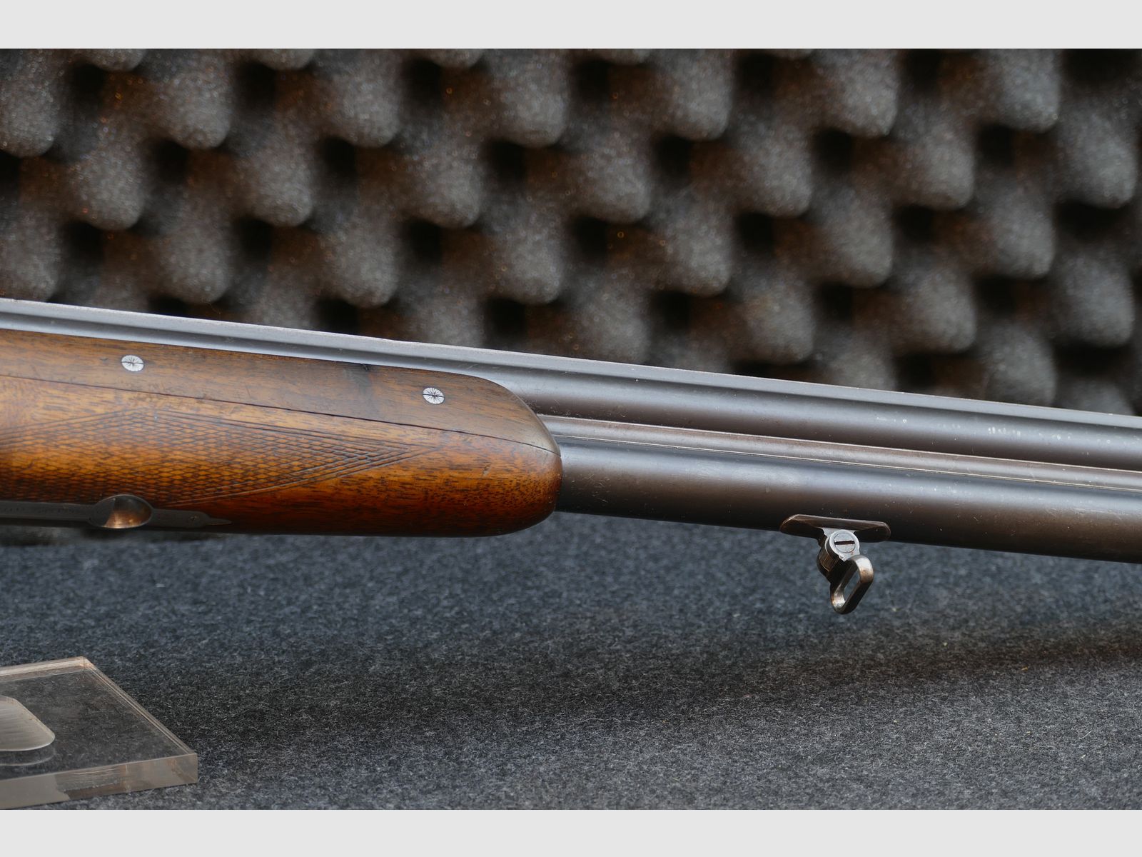 Merkel 201E — Escopeta de doble cañón, Cal. 12/70 (Suhl / 1970)