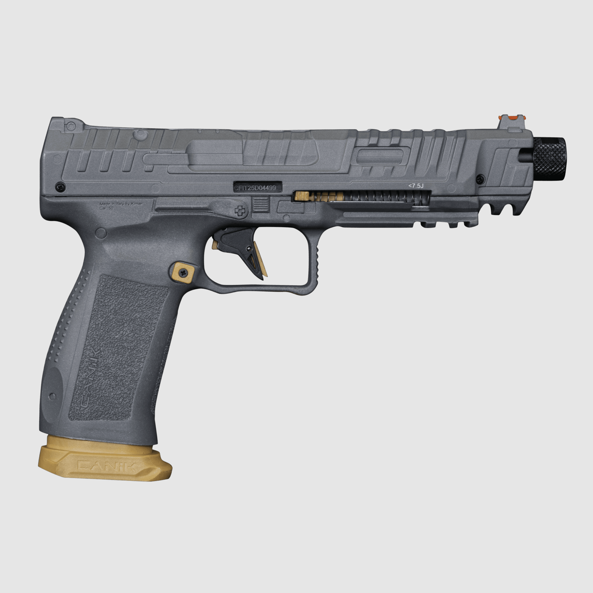 CANIK SFX COMPETITION CO2 C50 SILVER/GOLD PISTOL, image 2 of 6