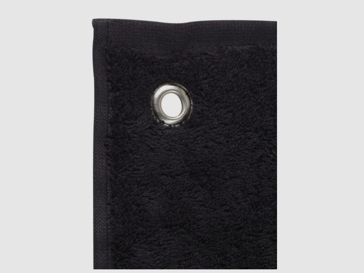RWS 2402308 Hand towel shooting towel 30x50 cm black your partner for gold