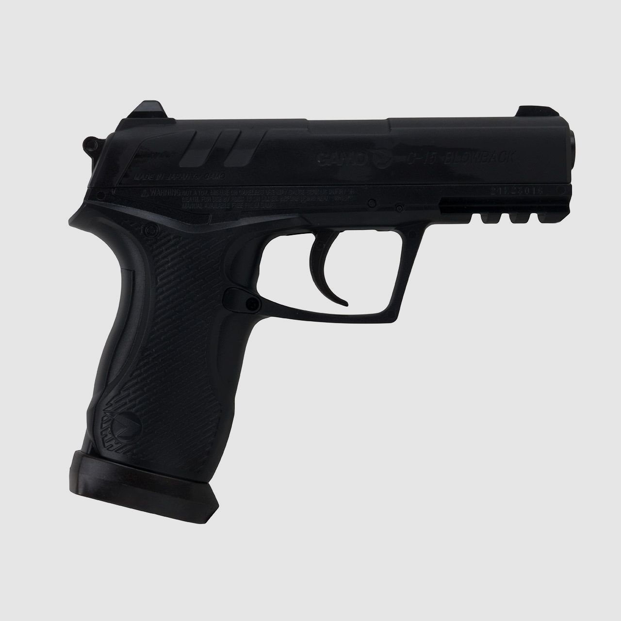 CO2 Luftpistole Gamo C-15 Blow Back Kaliber 4,5mm BB und Diabolo (P18)