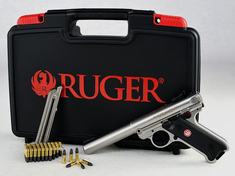 RUGER Mark IV Target 5,5", Inossidabile