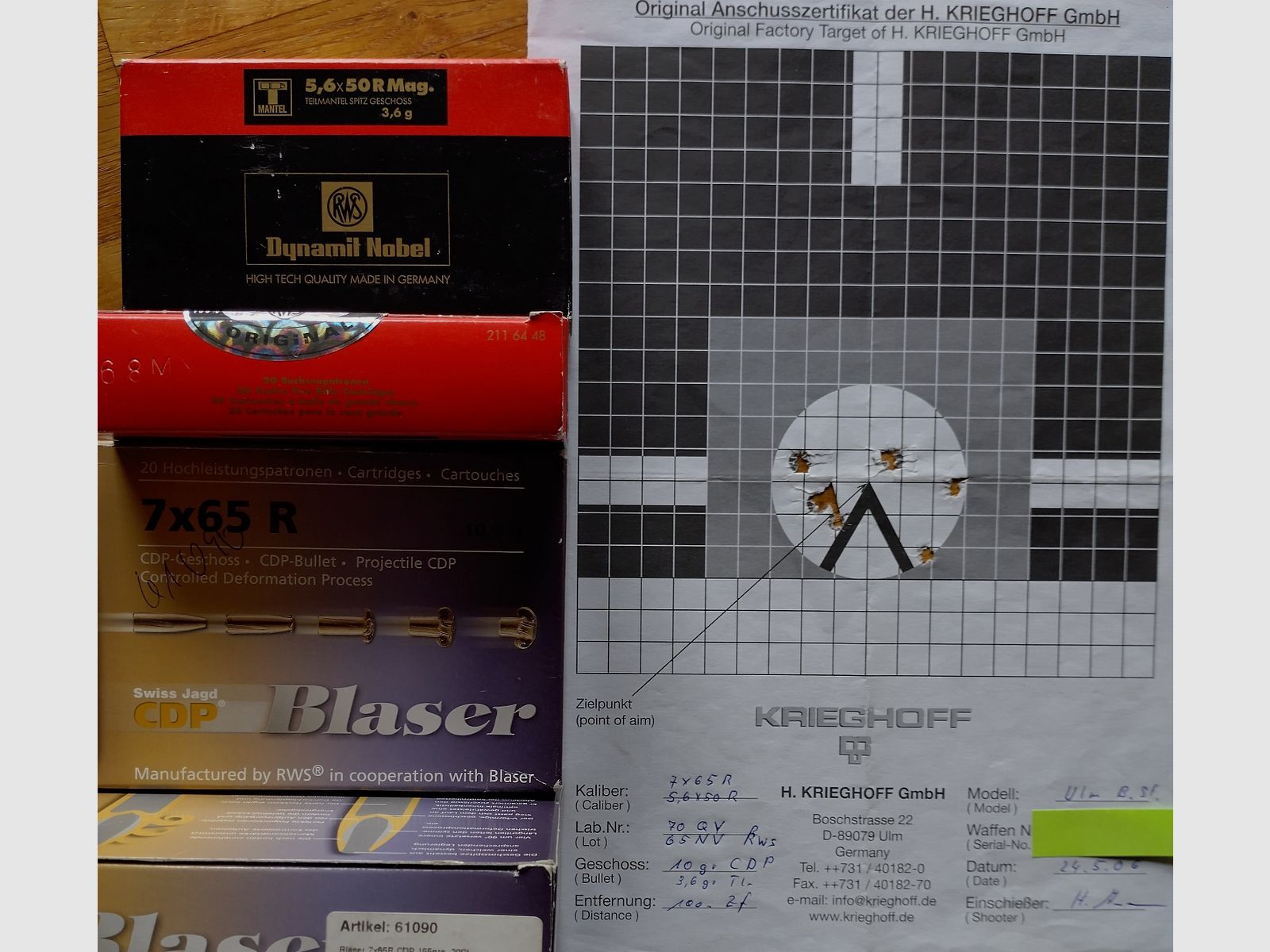 Krieghoff Ulm Primus Bergstutzen - Seitenschlosse