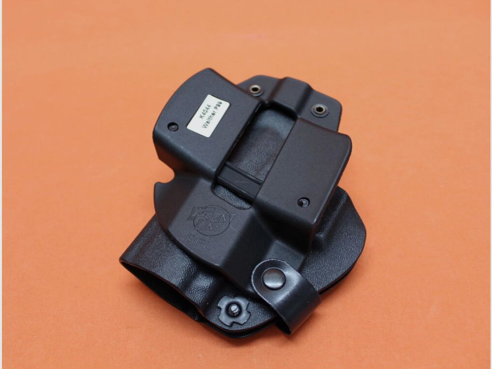 Front Line Walther P99/ PPQ: Front Line Holster Open Top Kydex black (adjustable) for belt up to 45mm