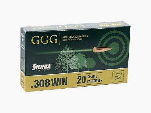 .308 Win GGG HPBT Sierra 155gr