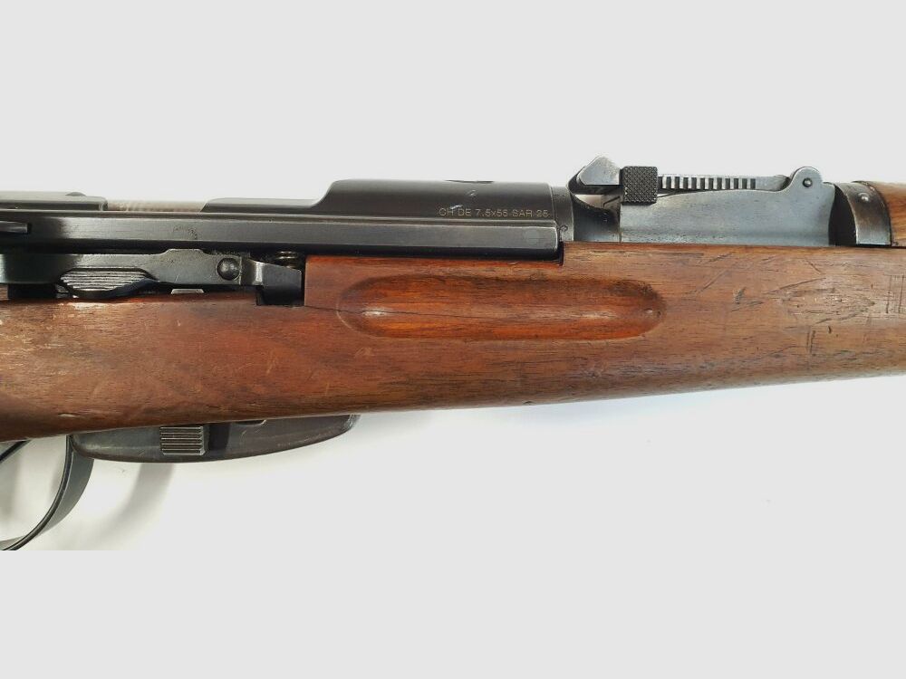 Bern Weapons Factory Repeating Rifle Bern Weapons Factory Swiss K31 Caliber 7.5x55 Swiss completely matching numbers + Hämmerli