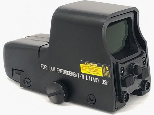 Holographisches Visier für 20 mm Schiene, 10 Stufen Helligkeit, für Ziel, Jagd