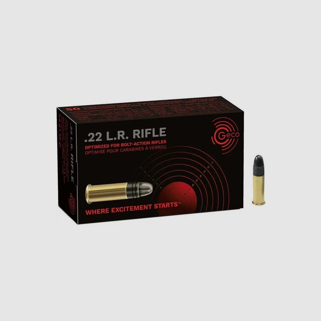 GECO 22 LR Patrone x 500, Bild 2 von 2