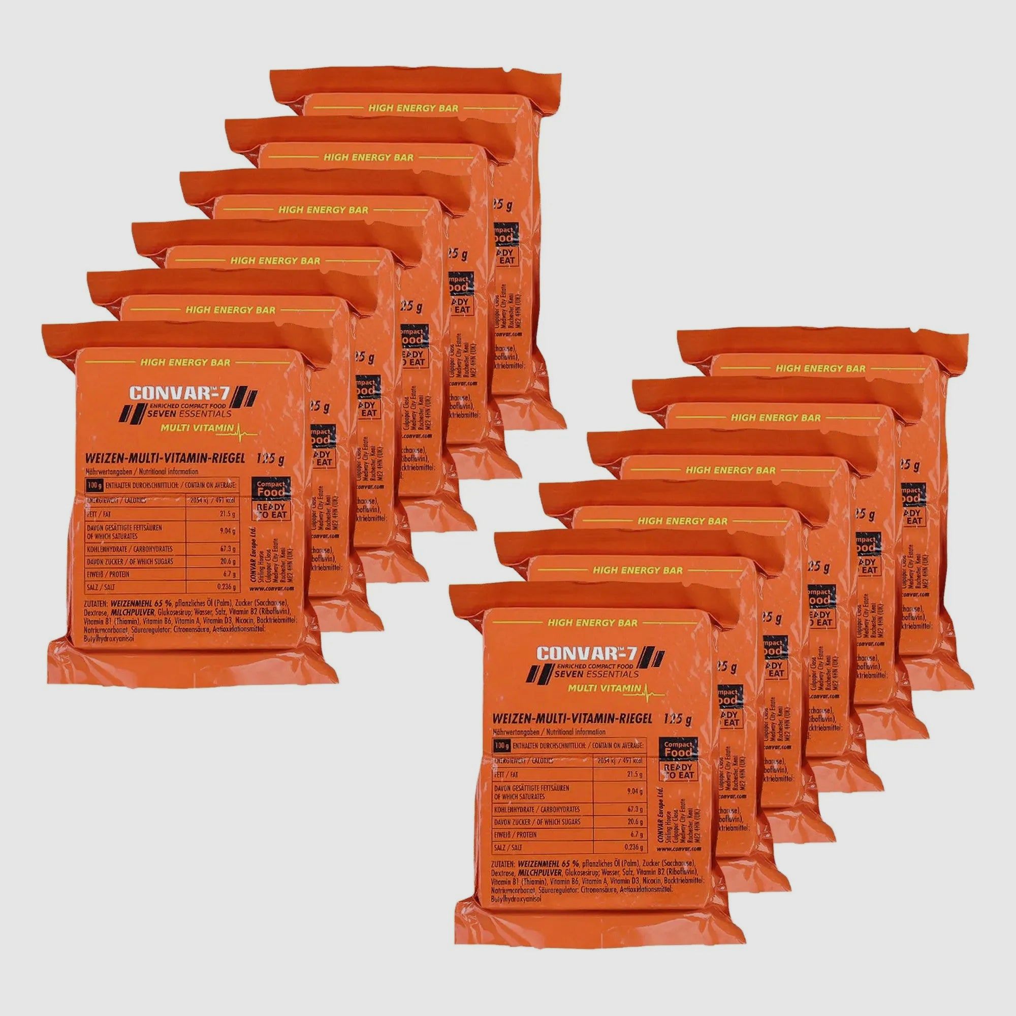 Convar-7 Riegel High Energy Bar Multivitamin 9er Pack