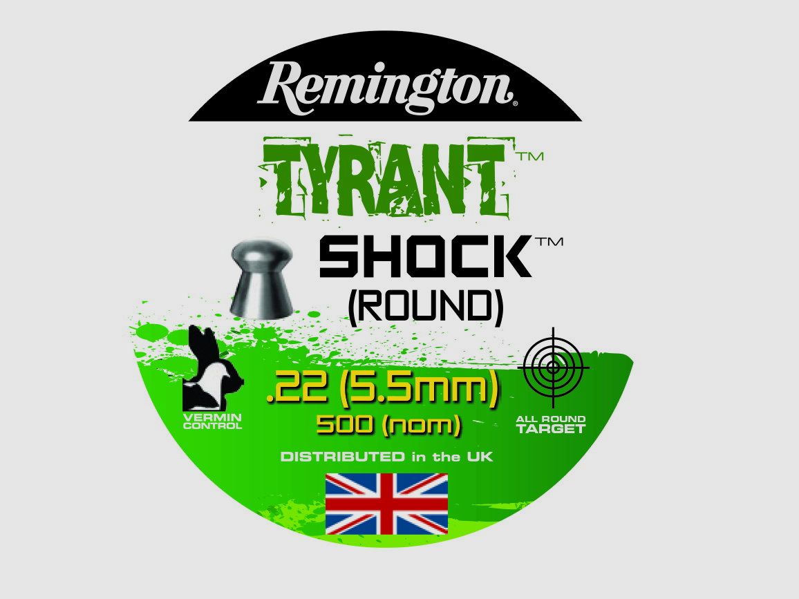 Remington Tyrant Shock Round Kal. .22 / 5,5mm, 250 Schuss