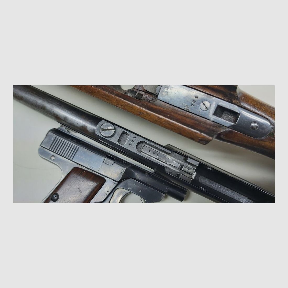 Römerwerk AG Suhl / Thüringen Römer-Pistolenbüchse Patent Gerstenberger-Moritz