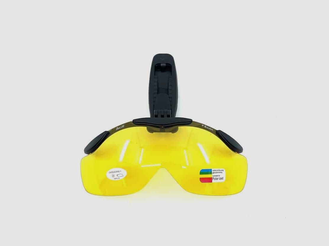 Lunettes de tir "Hat Clip", jaune, image 1 sur 2