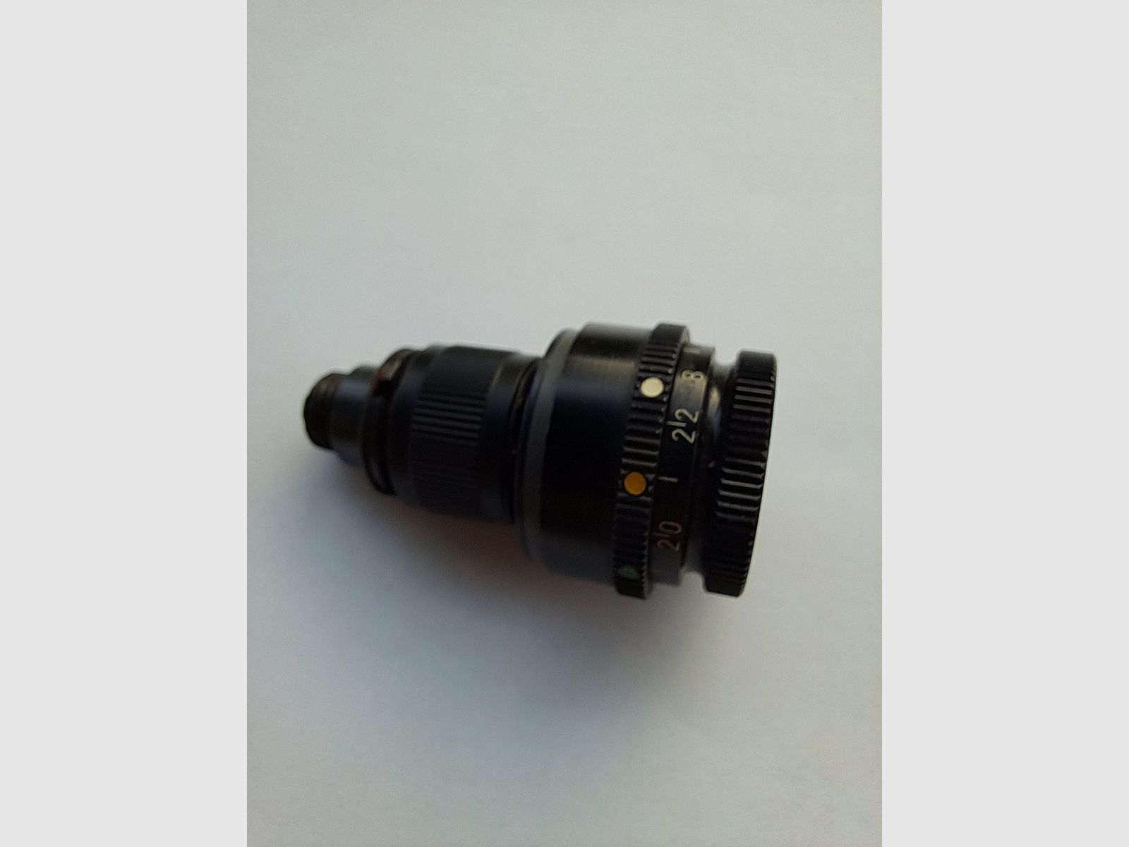 Gehmann D75 mit Irisblende, Farbfilter und Dioptrien 