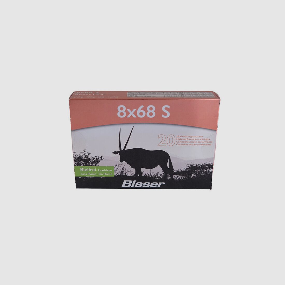 Blaser 8x68 S CDC 11.0g/170gr
