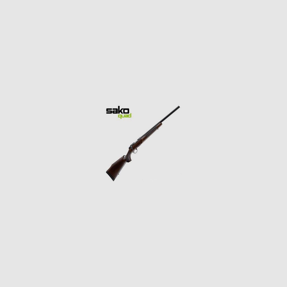 SAKO QUAD HUNTER VARMINT Repetierbchse Kal. .17HMR mit Weavermontage & Laufgewinde 1/2"-20UNF