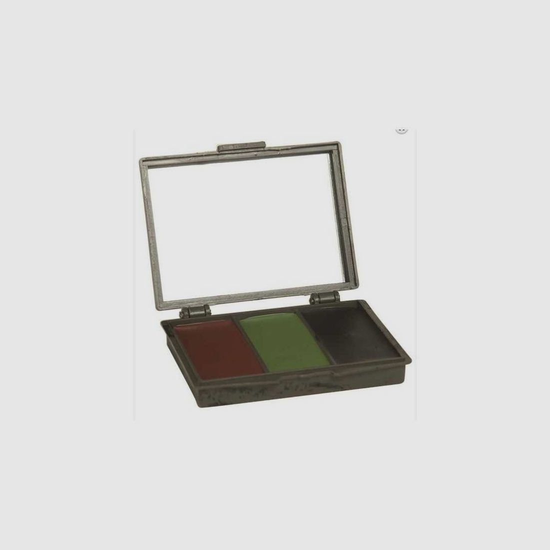 Schminkpalette Camo 3 Farben mit Spiegel - Schminkpalette 3 Farben mit Spiegel
