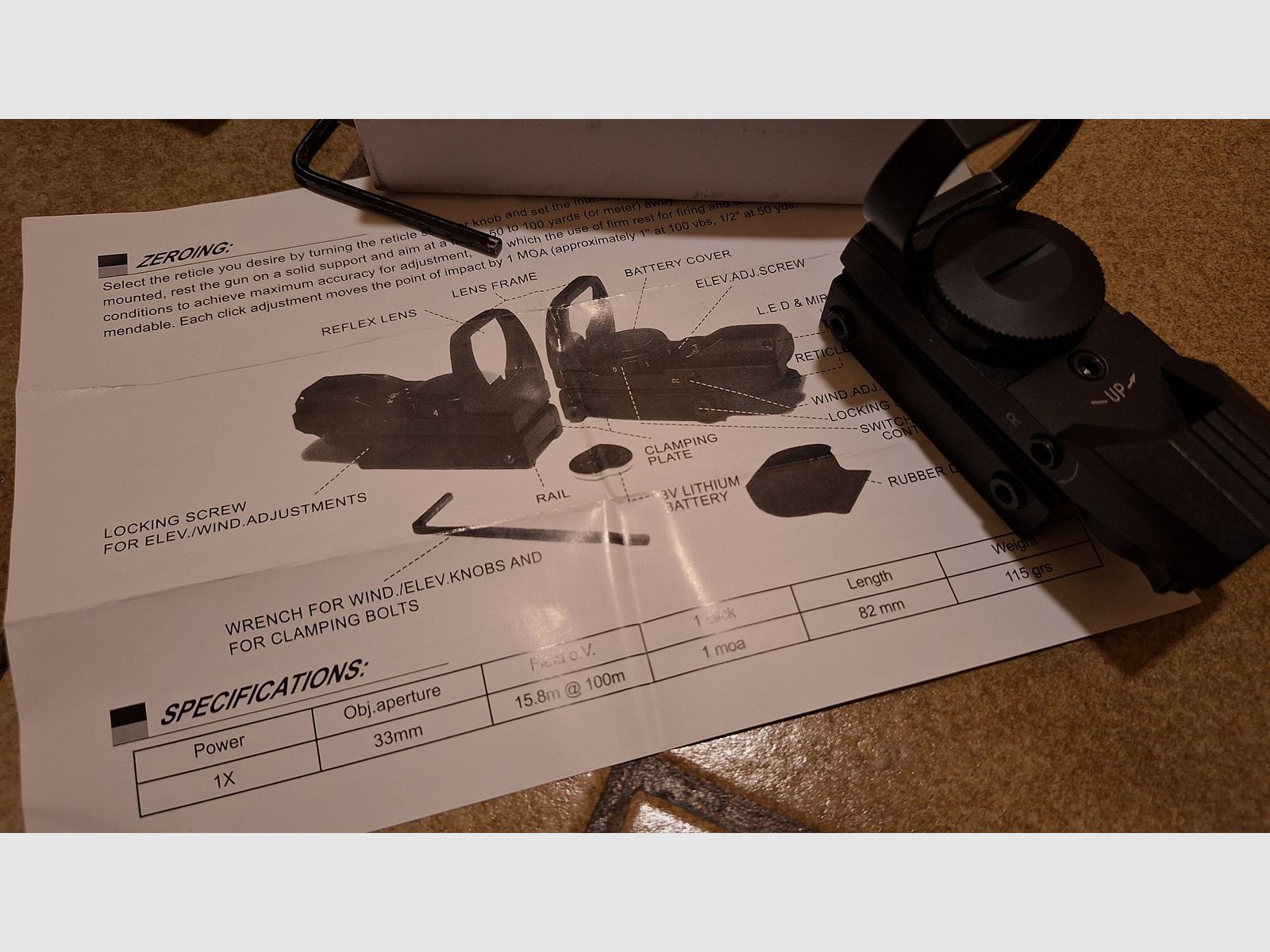 GoGun Revolver Six Needler Deluxe Kit + Red Dot + Diabolos TPU