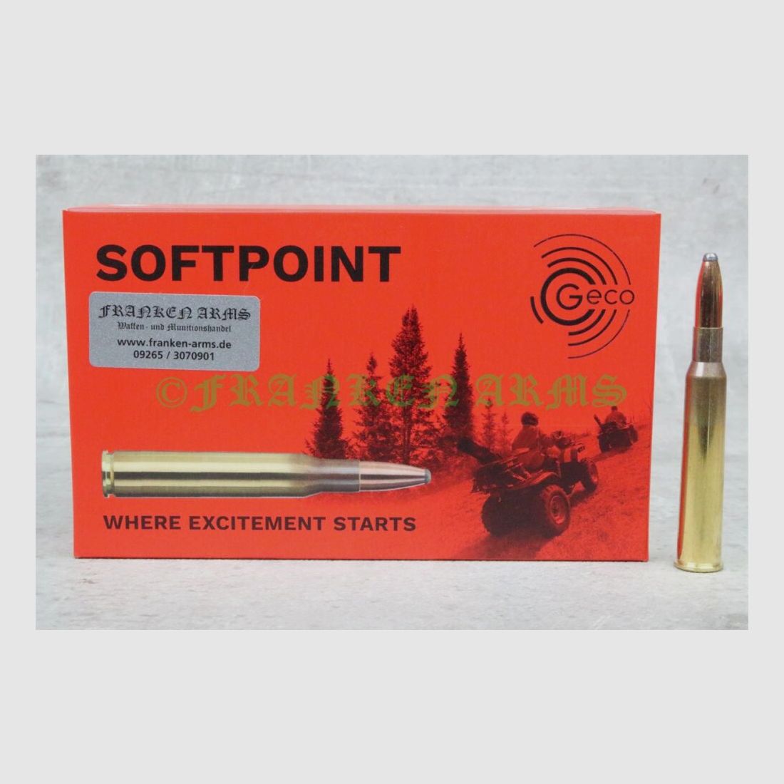 GECO chaqueta parcial 7x65R 165gr. 10,7g 20 piezas precios por cantidad