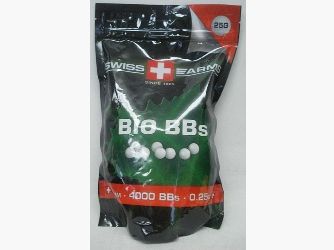 BioBBs 0,25g/4000stk/weiß - Swiss Arms /6mm