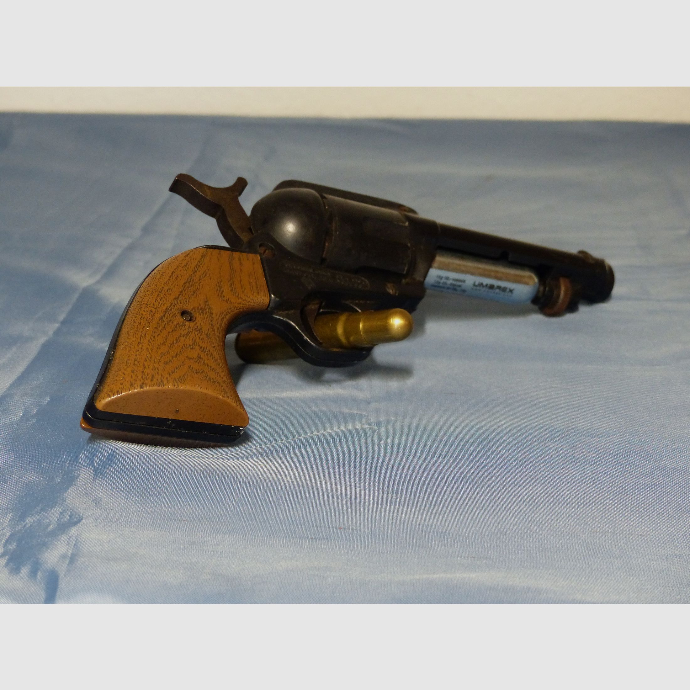 Revolver Crossman Peace Maker Mod. 44 Single Action Cal. 22 CO2 um 1975 vintage