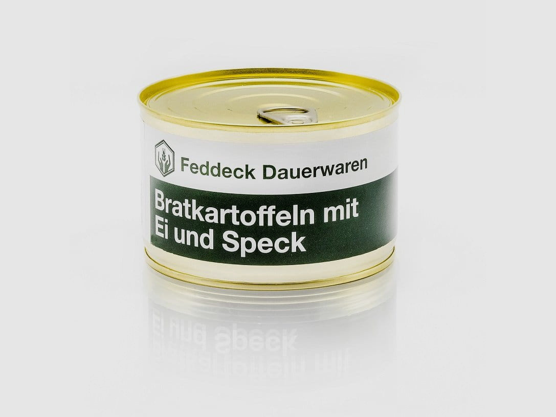 Feddeck trwałe dobra smażone ziemniaki z boczkiem i jajkiem (400 g)