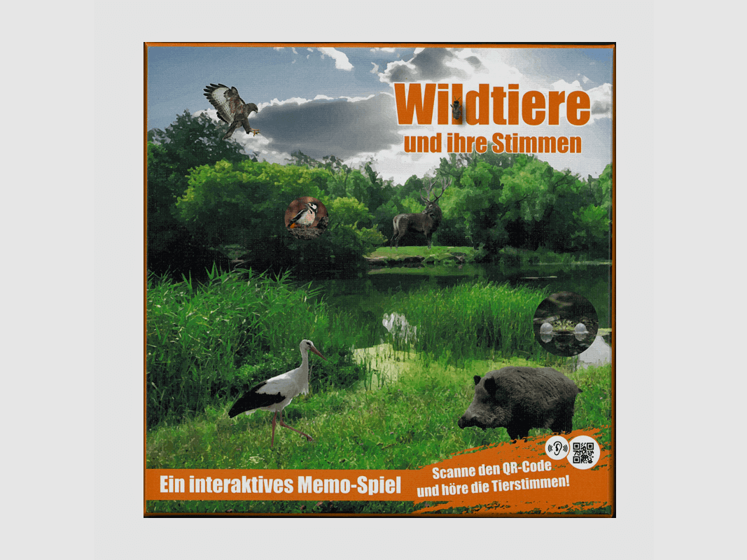 Kinder-Memo-Spiel "Wildtiere und ihre Stimmen"