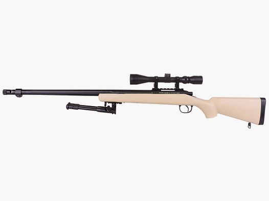 GSG MB07 Sniper Tan 6mm - Airsoft Spring Pressure