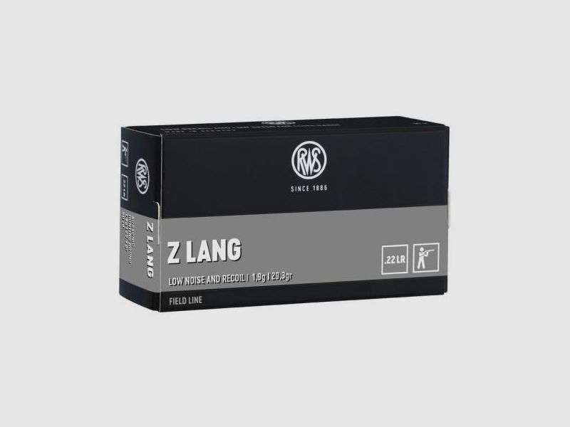 RWS KK-Munition .22lr Z lang (Zimmerpatrone) 50 Stk  Field Line